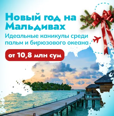 Новый год на Мальдивах — вместо снега бирюзовый океан 🌴